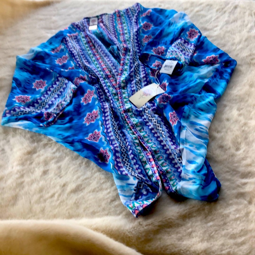 Bloom intimates Japanese  style kimono cover upNWT